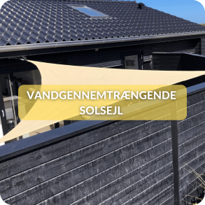 Vandgennemtrængende solsejl